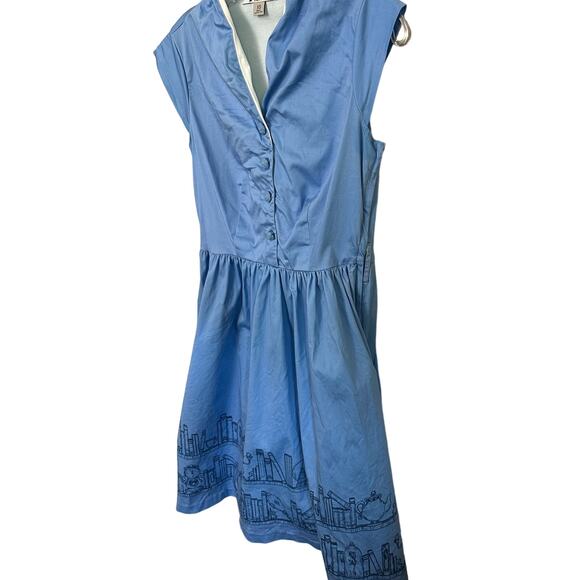 Disney Parks Authentic Beauty & the Beast Belle Blue Dress Size XS *no belt* - Picture 3 of 7